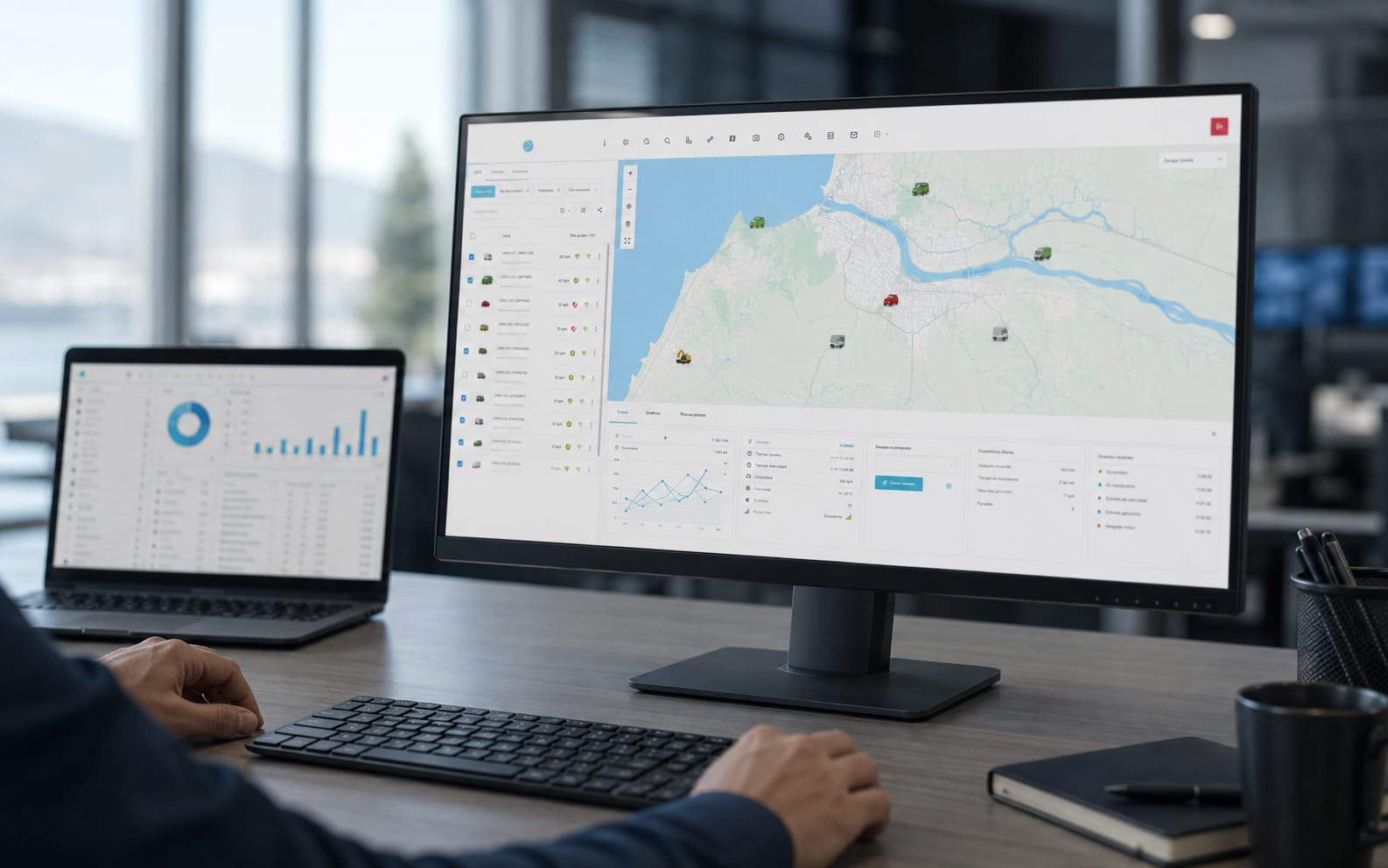 Imagen ilustrativa de integraciones gps en operación